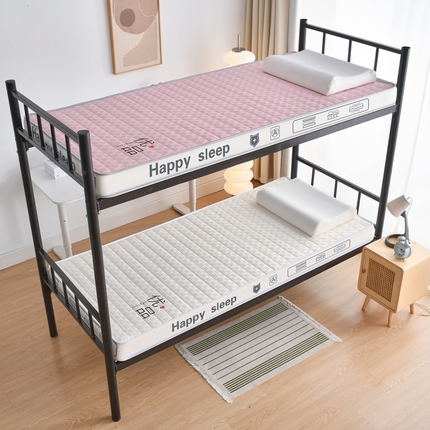 顺发床垫 2025新款A类华夫格抗压棉床垫学生款图 华夫格-米白