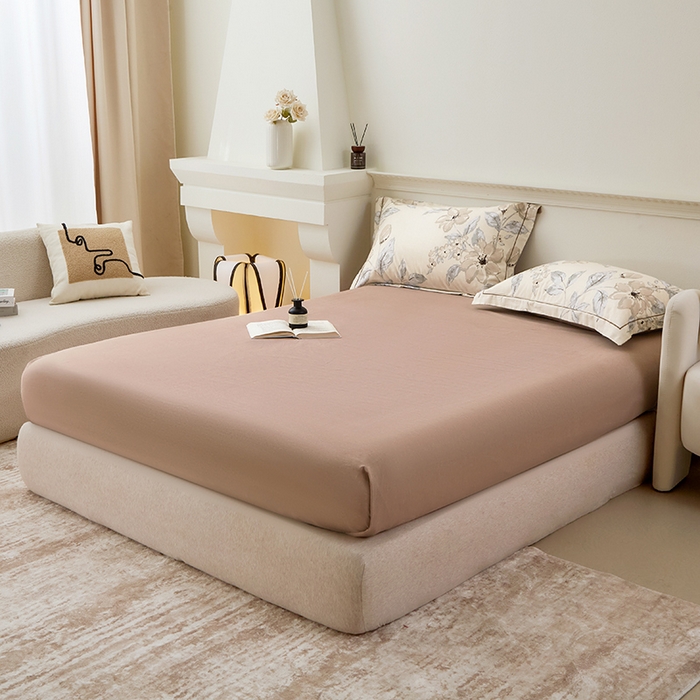 91家纺网 家纺一手货源 找家纺 橙艺家居 2024新款全棉超柔生态磨毛四件套全棉四件套纯棉四件套 山竹月