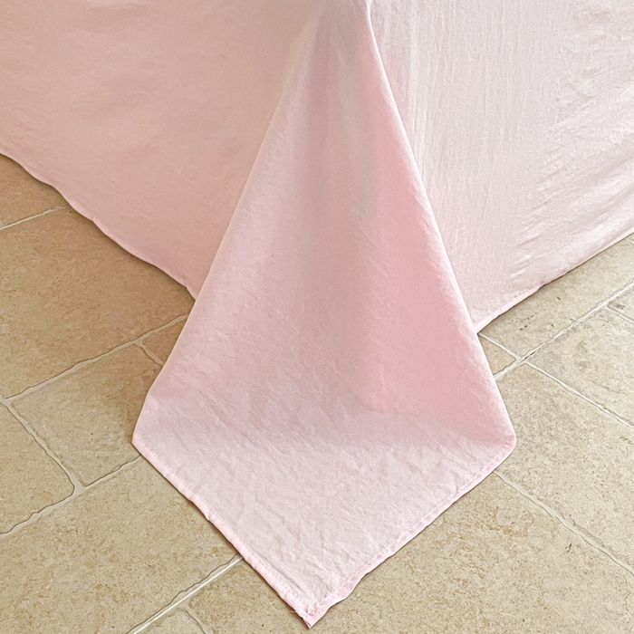 91家纺网 家纺一手货源 找家纺 慕澄家纺 2024新款美拉德风双拼四件套 美拉德-米白+浅粉