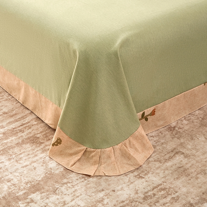 91家纺网 家纺一手货源 找家纺 橙艺家居 2024新款全棉超柔生态磨毛四件套全棉四件套纯棉四件套 伶俐