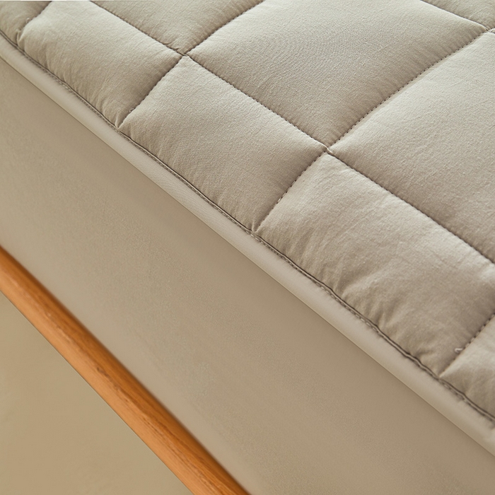 91家纺网 家纺一手货源 找家纺 3C 2024新款柔软亲肤全棉双面床笠 星灰