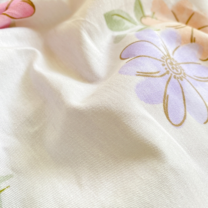 91家纺网 家纺一手货源 找家纺 黑马家居 2025新款全棉喷气13070印花单被套 初晴