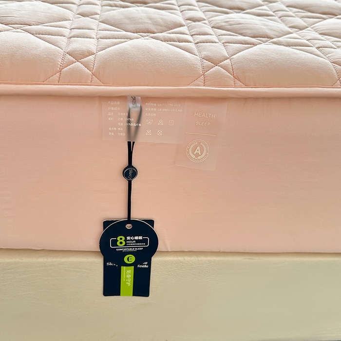 91家纺网 家纺一手货源 找家纺 3C 2024新款A类全棉水洗棉棉花床笠 香妃玉-