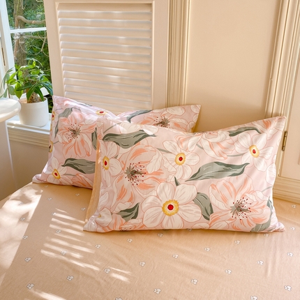 91家纺网 家纺一手货源 找家纺 （总）黑马家居 2025新款全棉喷气13070印花单品枕套