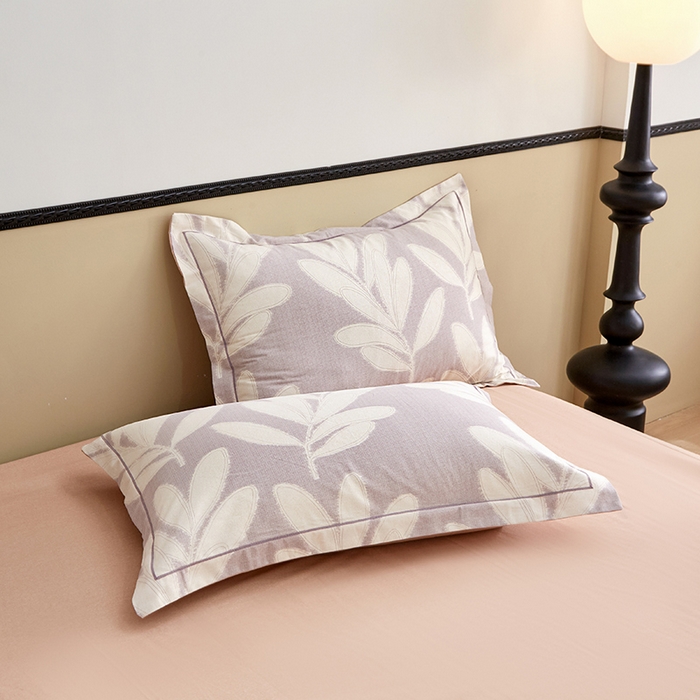 91家纺网 家纺一手货源 找家纺 橙艺家居 2024新款全棉超柔生态磨毛四件套全棉四件套纯棉四件套 亦初-咖