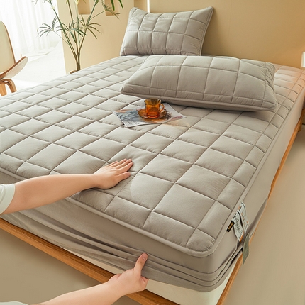 3C 2024新款柔软亲肤全棉双面床笠 星灰