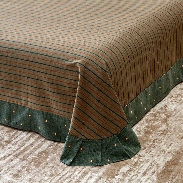 91家纺网 家纺一手货源 找家纺 橙艺家居 2024新款全棉超柔生态磨毛四件套全棉四件套纯棉四件套 点点星辰