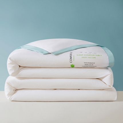 91家纺网 家纺一手货源 找家纺 （总）2024新款轻盈贴身胶印大豆夏被空调被-段角边