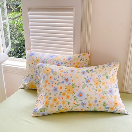 91家纺网 家纺一手货源 找家纺 （总）黑马家居 2025新款全棉喷气13070印花单品枕套