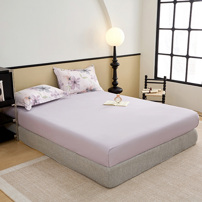 91家纺网 家纺一手货源 找家纺 橙艺家居 2024新款全棉超柔生态磨毛四件套全棉四件套纯棉四件套 叶颜