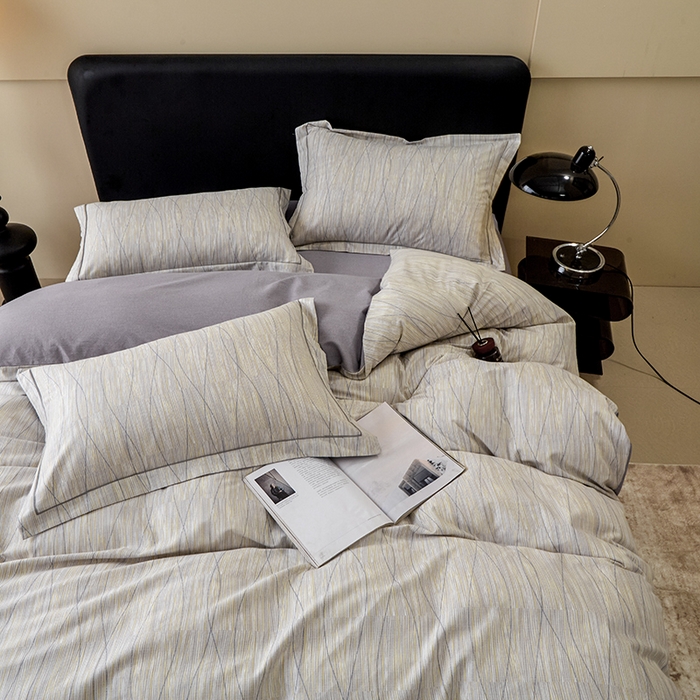 91家纺网 家纺一手货源 找家纺 橙艺家居 2024新款全棉超柔生态磨毛四件套全棉四件套纯棉四件套 寻意