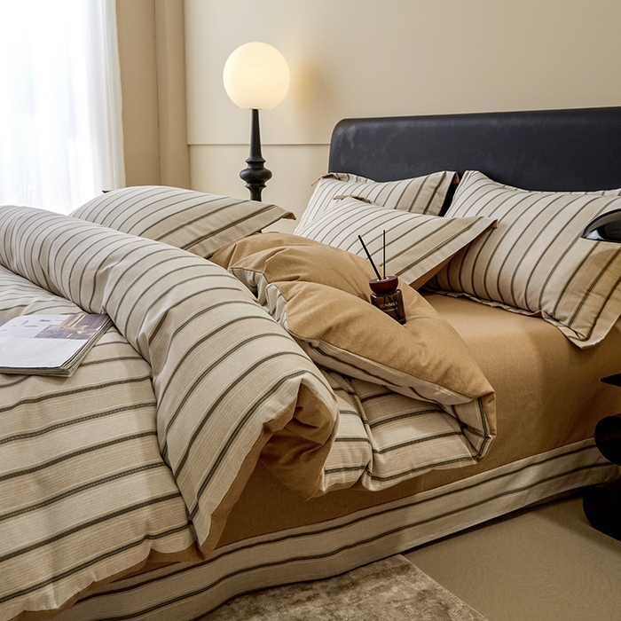 91家纺网 家纺一手货源 找家纺 橙艺家居 2024新款全棉超柔生态磨毛四件套全棉四件套纯棉四件套 容枫