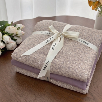 91家纺网 家纺一手货源 找家纺 （总）黛馨 2025新款A类小清新双层纱四件套（实拍）