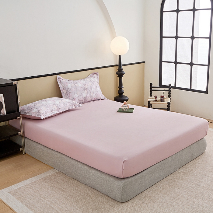 91家纺网 家纺一手货源 找家纺 橙艺家居 2024新款全棉超柔生态磨毛四件套全棉四件套纯棉四件套 盛世颜-灰