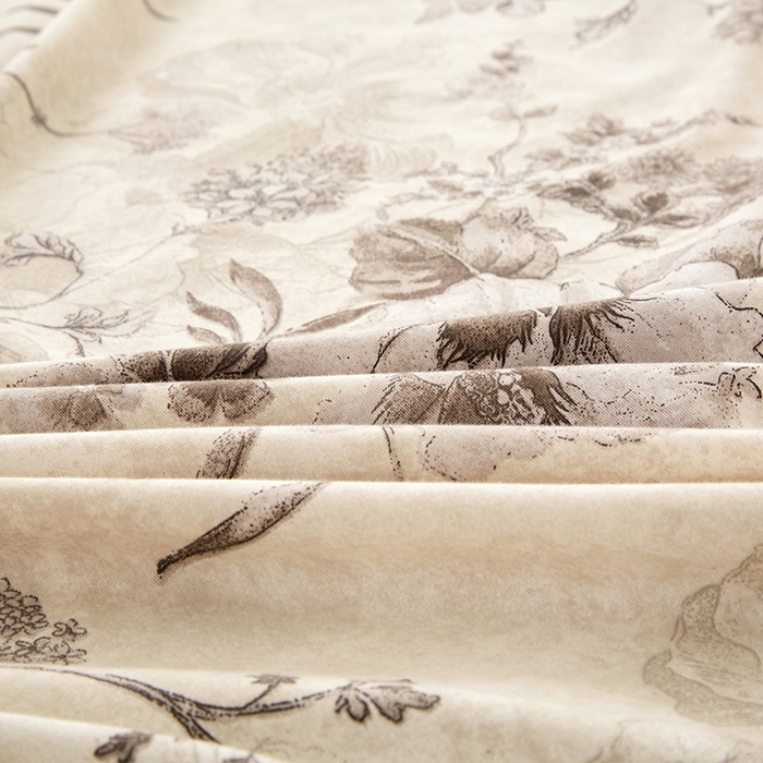 91家纺网 家纺一手货源 找家纺 橙艺家居 2024新款全棉超柔生态磨毛四件套全棉四件套纯棉四件套 远黛-灰