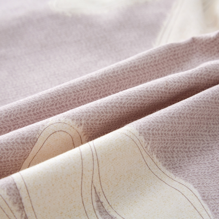 91家纺网 家纺一手货源 找家纺 橙艺家居 2024新款全棉超柔生态磨毛四件套全棉四件套纯棉四件套 亦初-咖