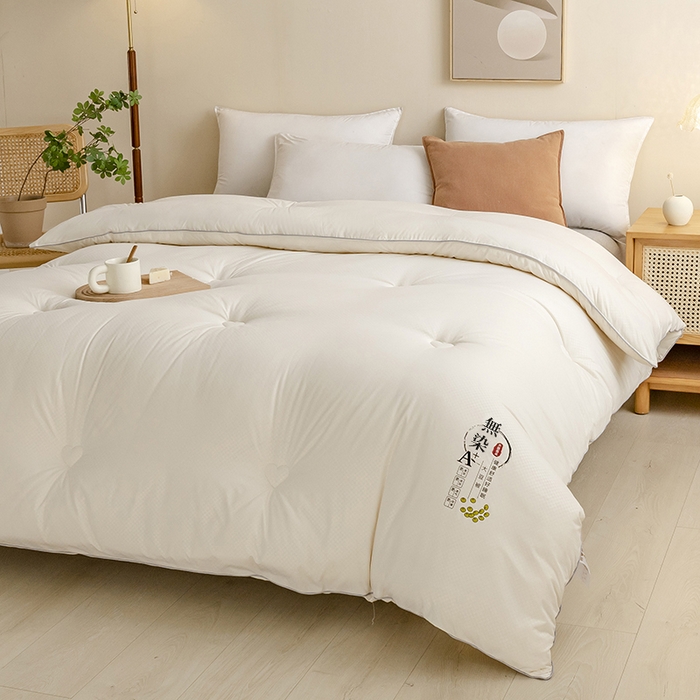 91家纺网 家纺一手货源 找家纺 （总）优尚 2025新款华夫格水洗棉大豆被