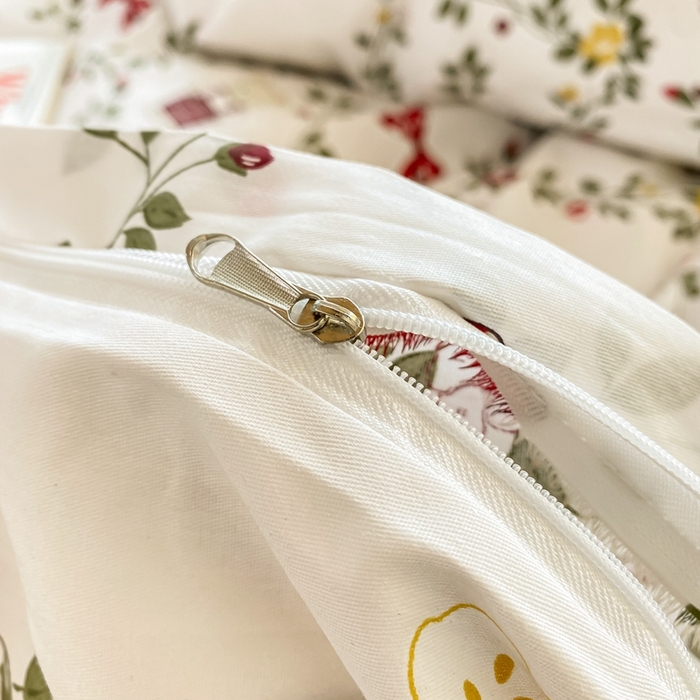 91家纺网 家纺一手货源 找家纺 卡迪亚家纺 2024新款全棉学生三件套 芳华