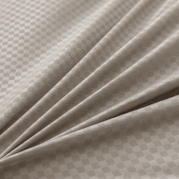 91家纺网 家纺一手货源 找家纺 优尚 2025新款华夫格水洗棉大豆被 绅士灰