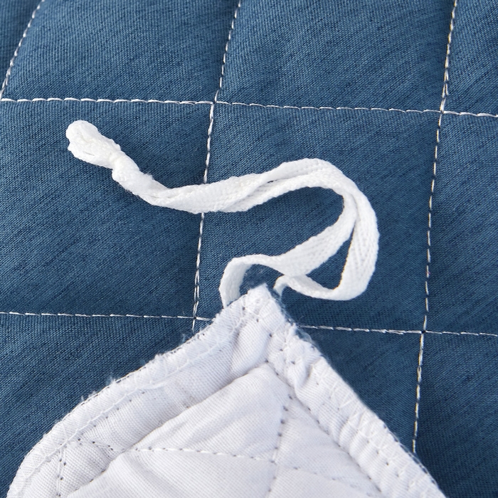 91家纺网 家纺一手货源 找家纺 （总）罗艺轩 2024新款色织蕾丝夹棉床裙款四件套-皇家贵族