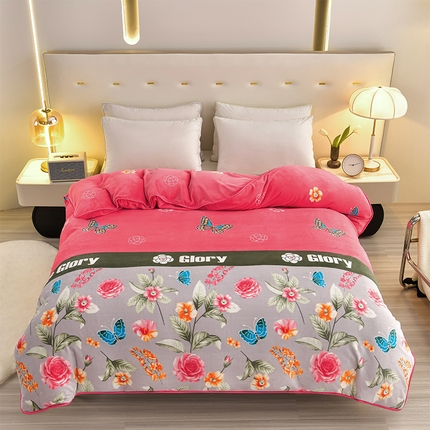 91家纺网 家纺一手货源 找家纺 （总）馨梦缘 加厚牛奶绒单被套