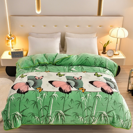 91家纺网 家纺一手货源 找家纺 （总）馨梦缘 加厚牛奶绒单被套