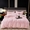 91家纺网 家纺一手货源 找家纺 2024新款A类8斤雕花绒牛奶绒四件套 蔷薇花语-粉