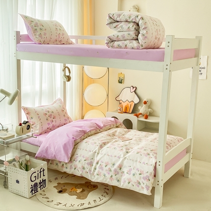 卡迪亚家纺 2024新款全棉学生三件套 花香