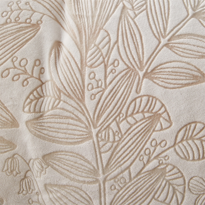 91家纺网 家纺一手货源 找家纺 2024新款A类8斤雕花绒牛奶绒四件套 芳草-黄