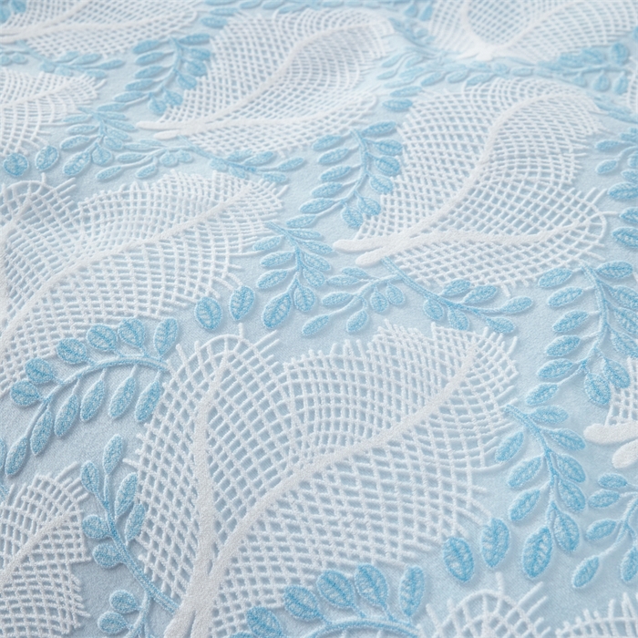 91家纺网 家纺一手货源 找家纺 2024新款A类8斤雕花绒牛奶绒四件套 秋思-蓝