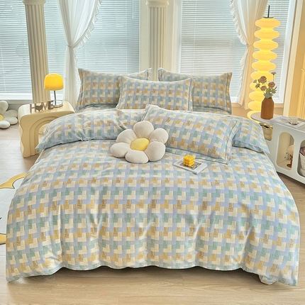 优尚家纺 2025新款全棉纯棉磨毛单品被套四季款 林间织梦