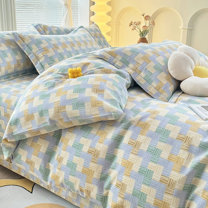 91家纺网 家纺一手货源 找家纺 优尚家纺 2025新款全棉纯棉磨毛单品被套四季款 林间织梦