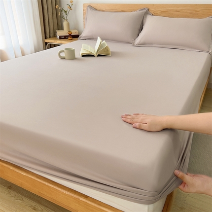 91家纺网 家纺一手货源 找家纺 （总） A类原棉防水床笠单件防水亲肤床罩透气隔尿笠高30cm纯色全包保护套