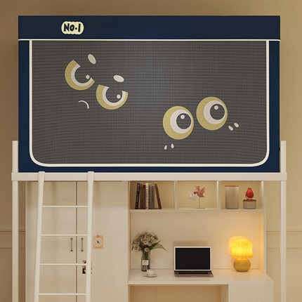 91家纺网 家纺一手货源 找家纺 （总）富莱星蚊帐 2024新款植绒翻毛皮卡通大版学生蚊帐强遮光带质检建模图