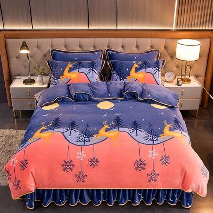 91家纺网 家纺一手货源 找家纺 （总）馨梦缘 加厚牛奶绒单被套