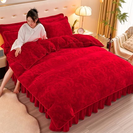 91家纺网 家纺一手货源 找家纺 总 馨梦缘 2025新款牛奶绒四件套法莱绒四件套珊瑚金貂绒四件套小包边四件套