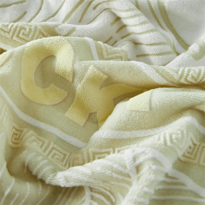 91家纺网 家纺一手货源 找家纺 2024新款A类8斤雕花绒牛奶绒四件套 叶霖-绿