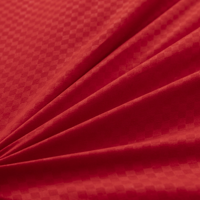 91家纺网 家纺一手货源 找家纺 优尚 2025新款华夫格水洗棉大豆被 玫瑰红