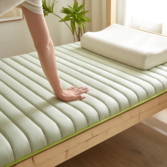 91家纺网 家纺一手货源 找家纺 卡派 2024新款泡泡棉抗压纤维棉-学生床垫 阳光-水绿