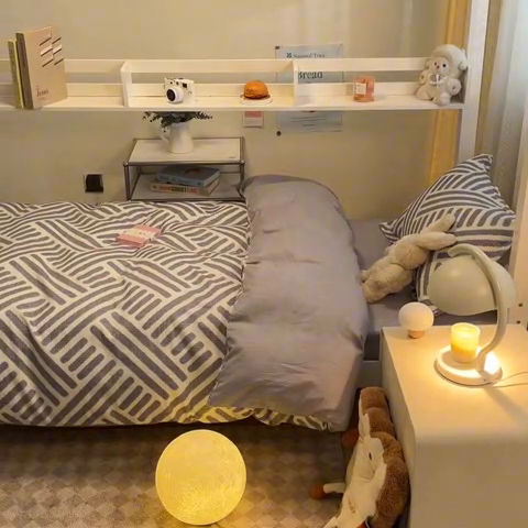 91家纺网 家纺一手货源 找家纺 2024新款小清新全棉印花学生宿舍三件套-68系列 D洛伊-灰