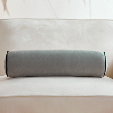 91家纺网 家纺一手货源 找家纺 （总）美茉家居 2024新款丝绒滚边糖果枕