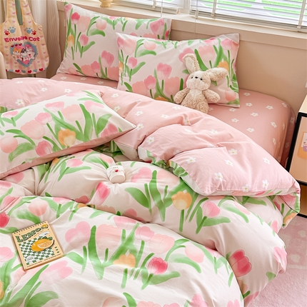 91家纺网 家纺一手货源 找家纺 （总）简宜家居（朝初家纺）2025新款40支全棉四件套