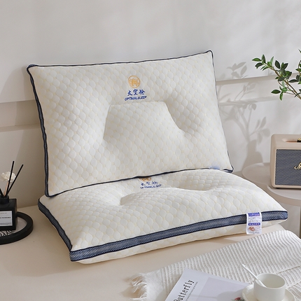 91家纺网 家纺一手货源 找家纺 （总）其乐枕芯 2024新款太空舱针织超柔立体护颈枕头枕芯超30天不退不换 