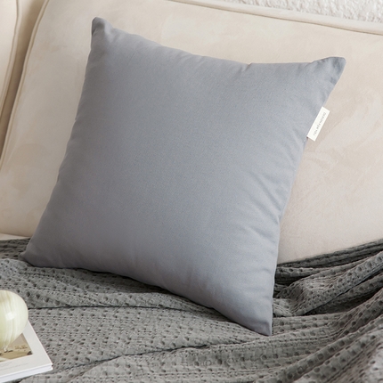 91家纺网 家纺一手货源 找家纺 （总）美茉家居 2024新款纯棉素色帆布方形抱枕