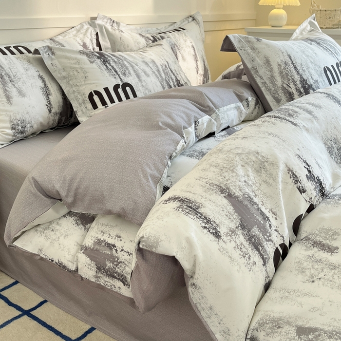 91家纺网 家纺一手货源 找家纺 2024新款小清新全棉印花四件套-68系列 D富森