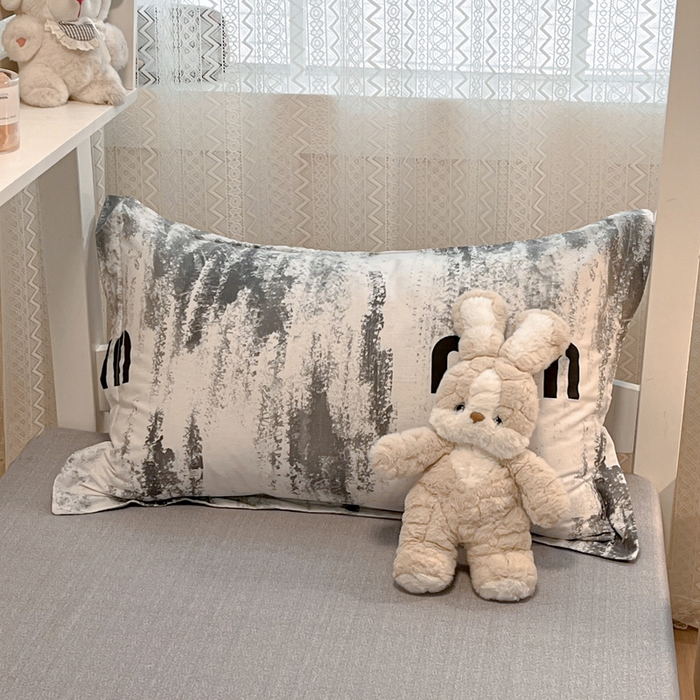 91家纺网 家纺一手货源 找家纺 2024新款小清新全棉印花学生宿舍三件套-68系列 D富森