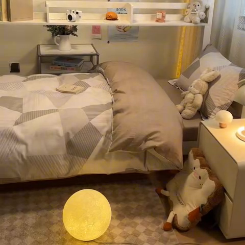 91家纺网 家纺一手货源 找家纺 2024新款小清新全棉印花学生宿舍三件套-68系列 D贝尔