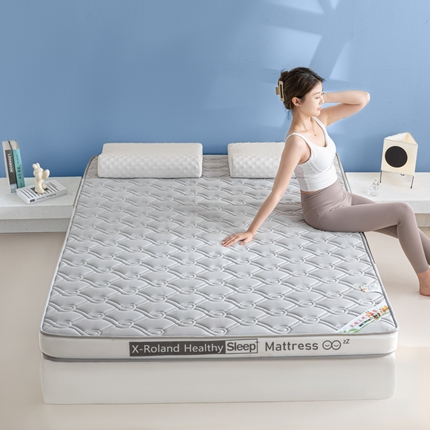欣罗兰垫业 2024新款A类牛奶丝记忆棉床垫 祥云灰