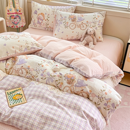 91家纺网 家纺一手货源 找家纺 （总）简宜家居（朝初家纺）2025新款40支全棉四件套