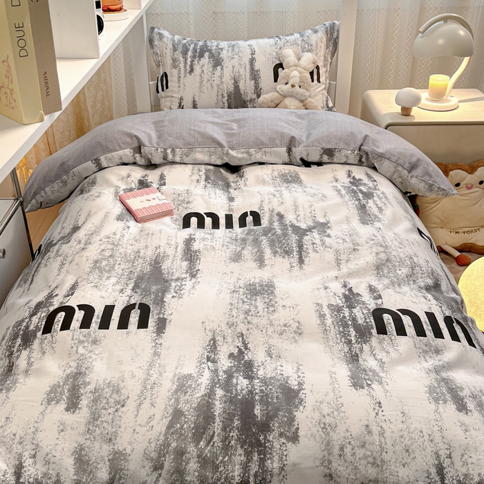 91家纺网 家纺一手货源 找家纺 2024新款小清新全棉印花学生宿舍三件套-68系列 D富森